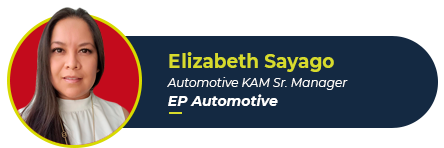 Picture of Elizabeth Sayago, Automotive KAM Sr. manager, author of this article