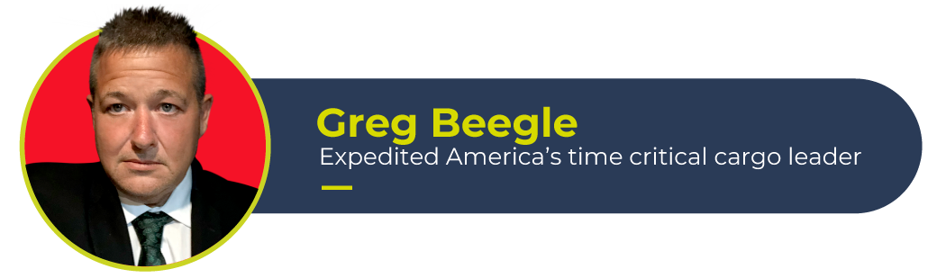 Picture of Greg Beegle, Expedited America's leader and the author of this article